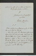 Nachlass Franz Steindachner, Brief von Gustav Schneider (senior) an Franz Steindachner (04.11.1882), Inv.Nr. 461.34, Seite 3